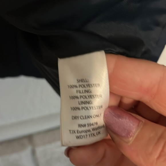 Art of Rhetoric navy blue quilted puff blazer, size small - Picture 7 of 9